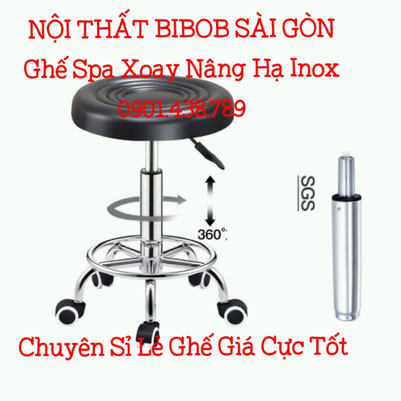 Ghế  Xoay Spa Nâng Hạ, Ghế Đôn Ghế Bar Makeup