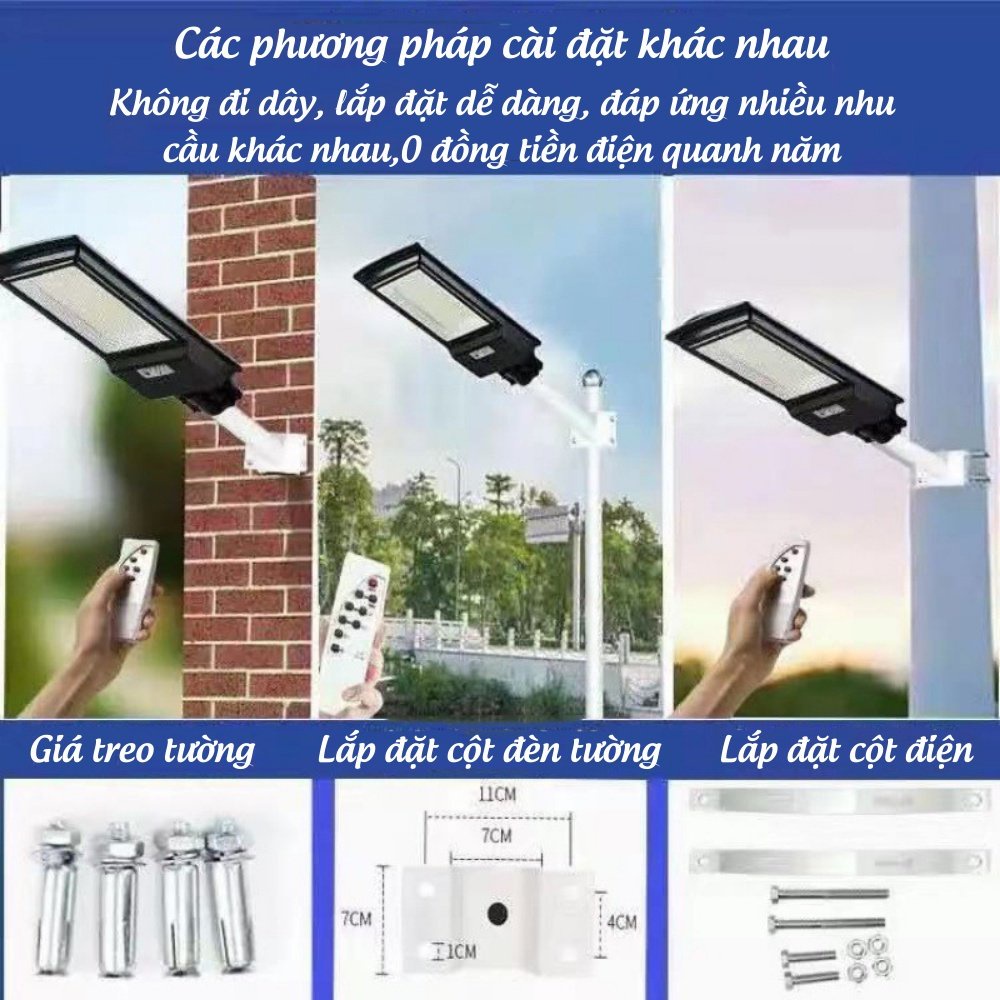 Đèn Năng Lượng Mặt Trời Siêu Sáng Đèn Led Chống Nước Công Suất Lớn Cao Cấp ĐÈN TOKI
