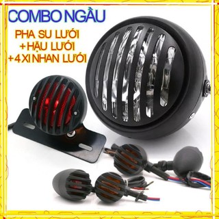 ⭐⭐⭐⭐⭐ đèn pha su lưới + đèn hậu lưới + 4 xi nhan lưới | hàng cao cấp