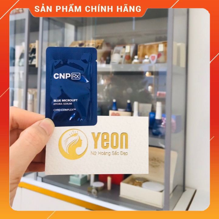 1 gói tinh chất cấp nước CNP Blue Microlift Hydra Serum CYTO COMPLEX_YEON COSMETICS