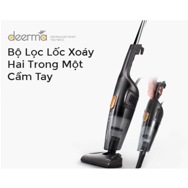 Máy hút bụi gia đình Xiaomi Deerma DX115C (hút được cả chăn đệm, thảm sàn, mạng nhện....) | BigBuy360 - bigbuy360.vn