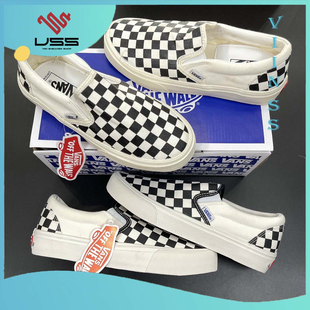 Giày Thể Thao Sneaker Nam Nữ 🎁 Giày Lười Caro Phù Hợp Cho Học Sinh, Đi Học, Đi Chơi, Đi Làm 🎁 Full Box + Bill 🎁