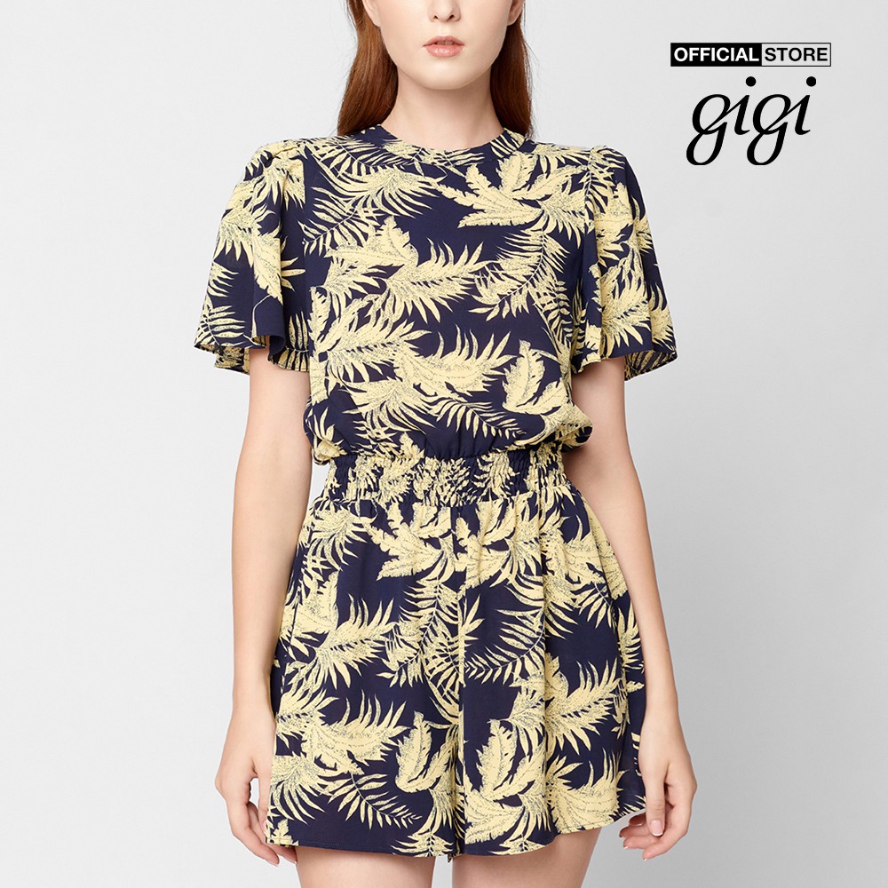 Gigi - Playsuits nữ ngắn tay khoét lưng hiện đại G2206S211608-28