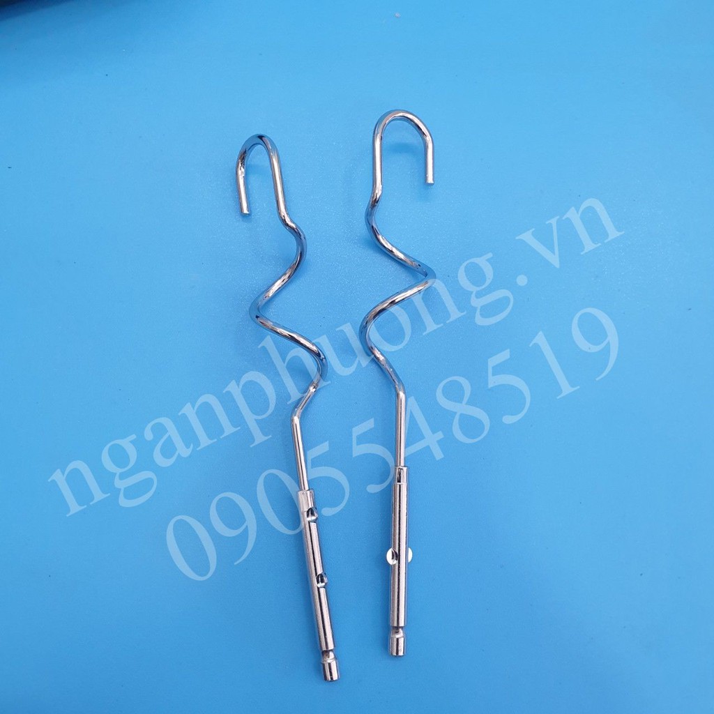 BỘ 2 QUE ĐÁNH TRỨNG / MÓC NHÀO BỘT INOX - PHỤ KIỆN MÁY ĐÁNH TRỨNG SCARLETT