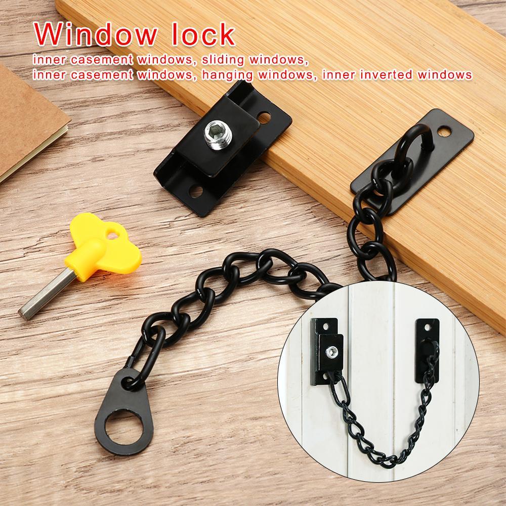 Dây Xích Khóa Cửa Sổ Bằng Inox Bảo Vệ An Toàn Cho Bé
