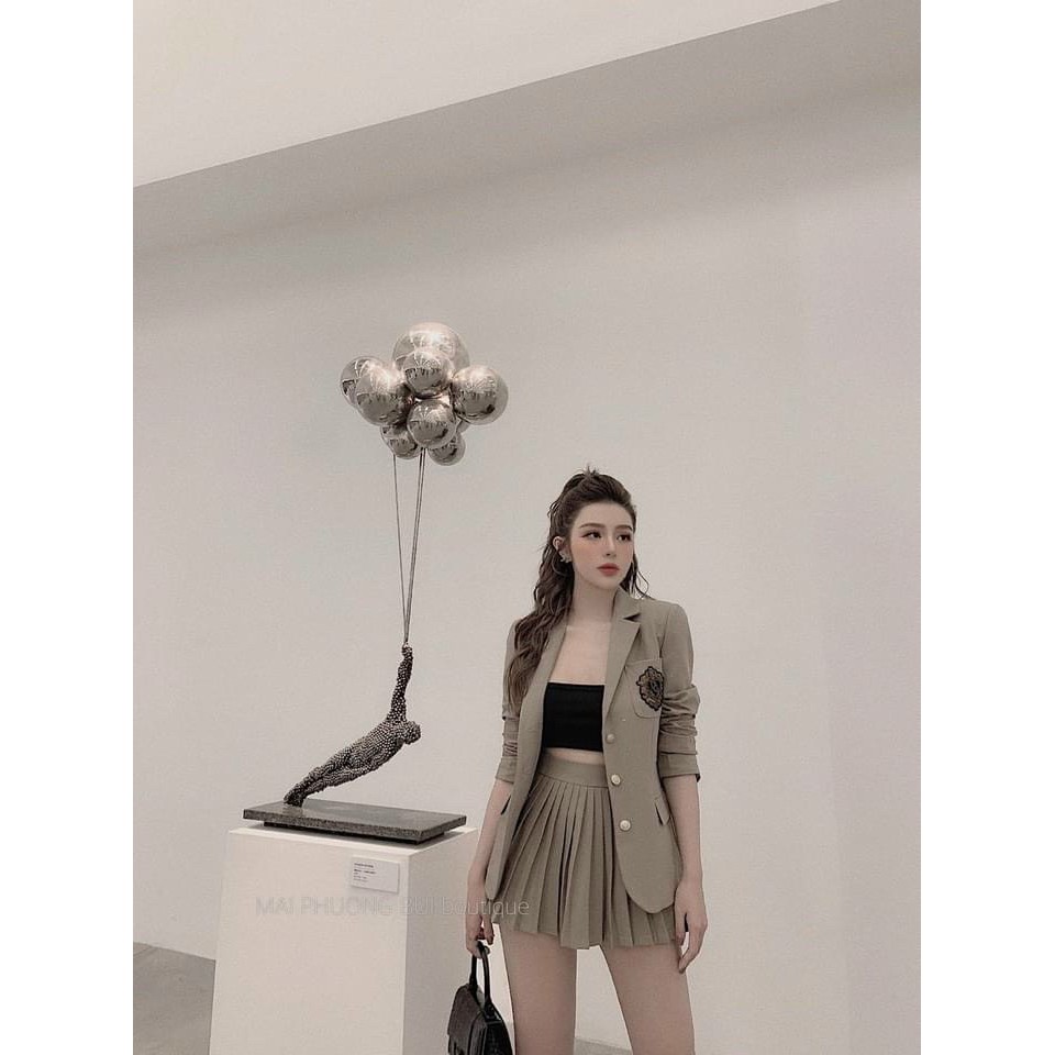 SET VEST HUY HIỆU NỮ CÁ TÍNH CỰC XINH HOT GIRL