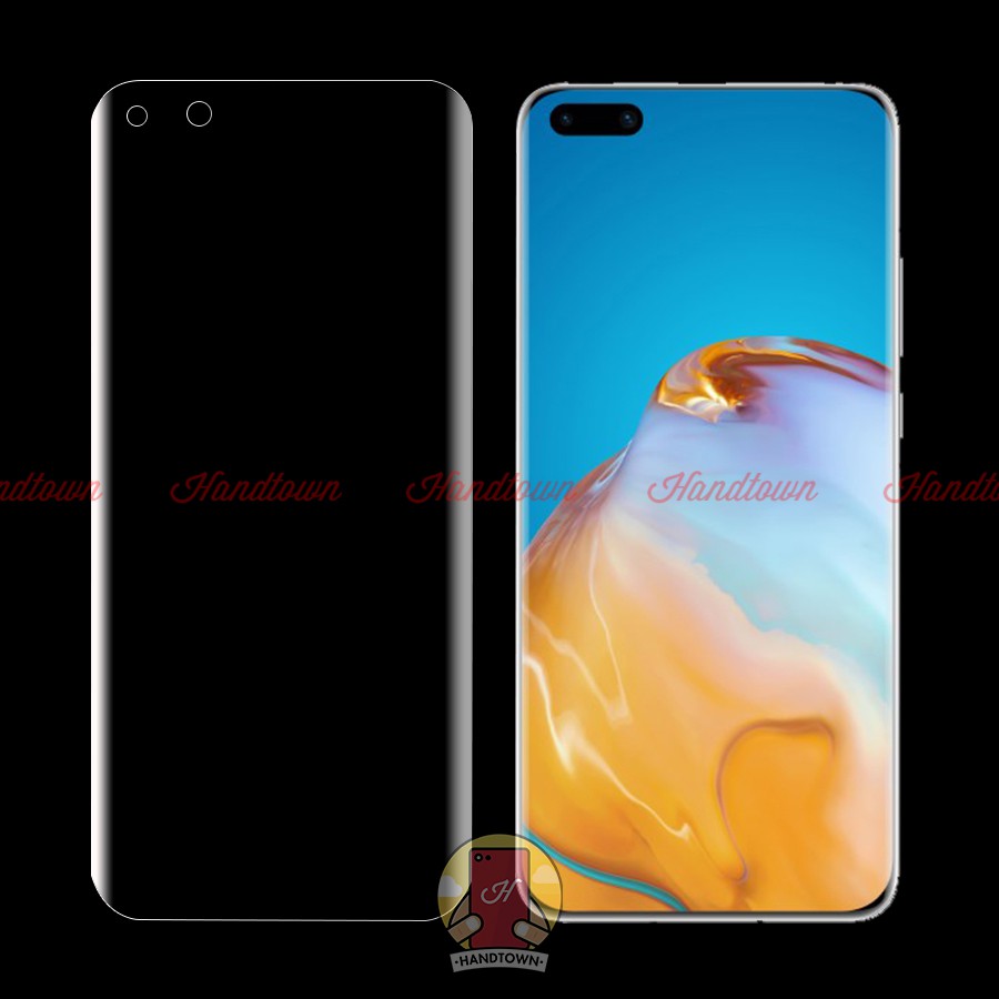 Bộ 2 Miếng dán cường lực dẻo 3D Trong Suốt Không Full Màn Huawei P30 Pro / P40 Pro Chính Hãng Gor