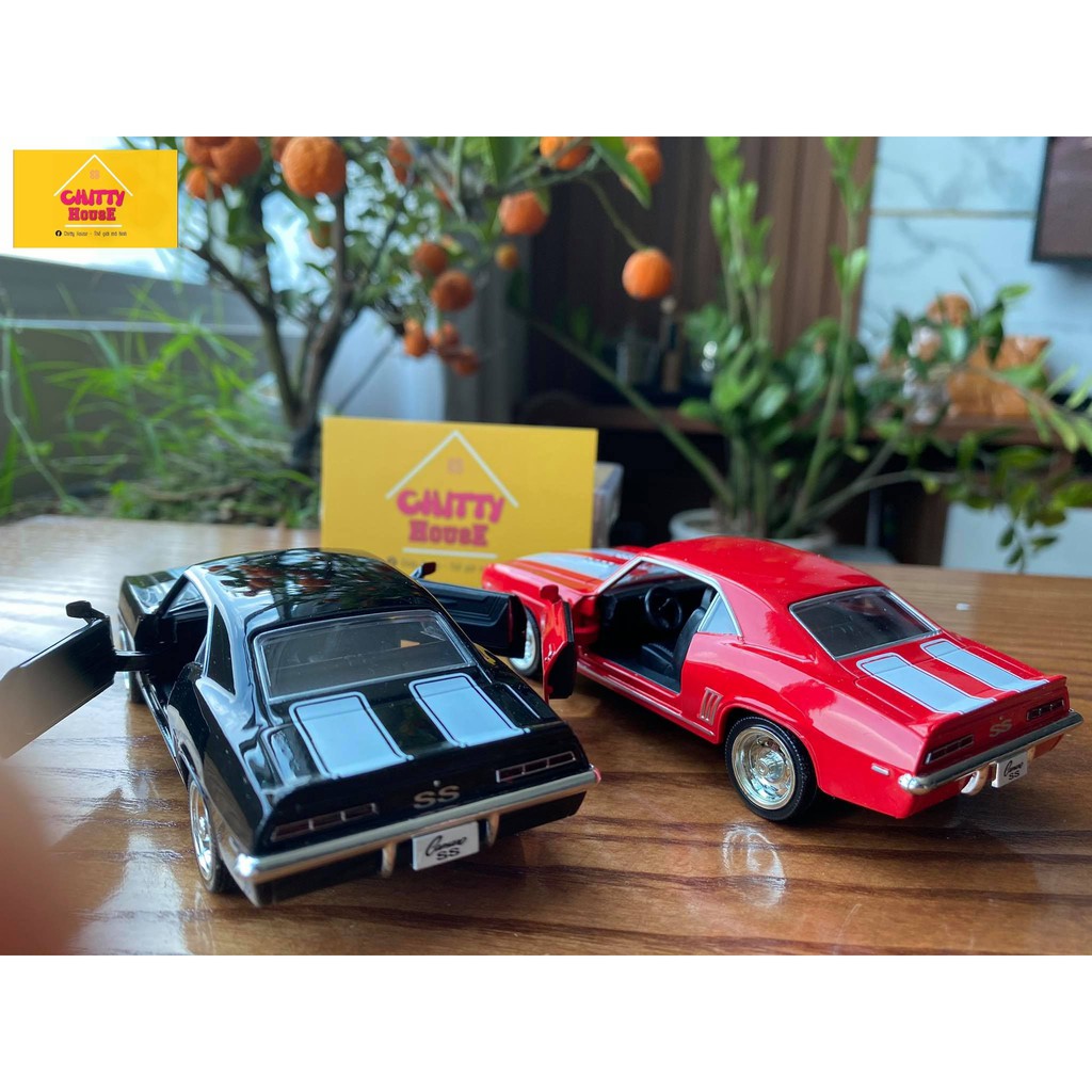 Mô hình ô tô kim loại Chevroles Camaro 1969 tỷ lệ 1:36 dùng trang trí, bộ sưu tập, đồ chơi cho bé