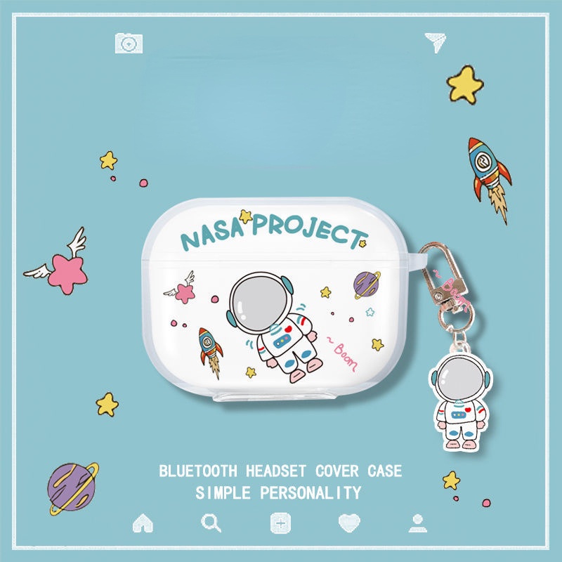 Vỏ Bảo Vệ Hộp Sạc Tai Nghe Redmi Buds 3 Lite Youth Trong Suốt Họa Tiết Hoạt Hình Thỏ Kulome &amp; Tím Dễ Thương