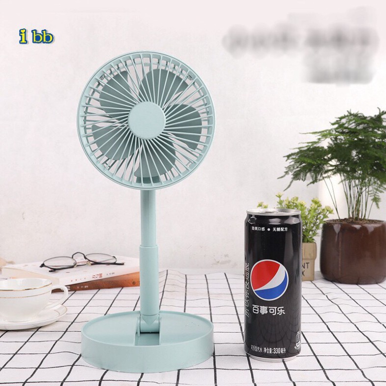 Quạt tích điện mini để bàn tiện dụng hàng chính hãng có 3 tốc độ làm mát