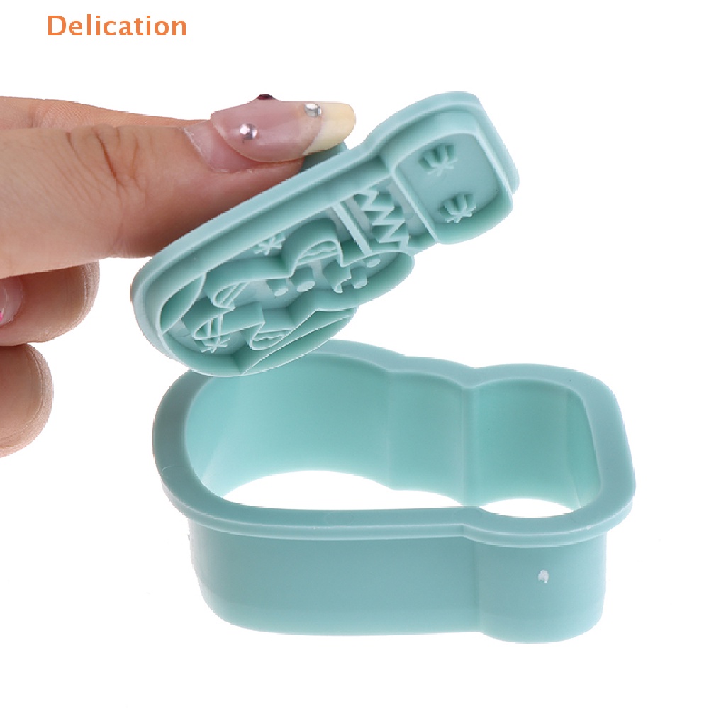Set 6 Khuôn Cắt Bánh Quy Hình Cây Thông / Bông Tuyết 3D Độc Đáo Tiện Dụng