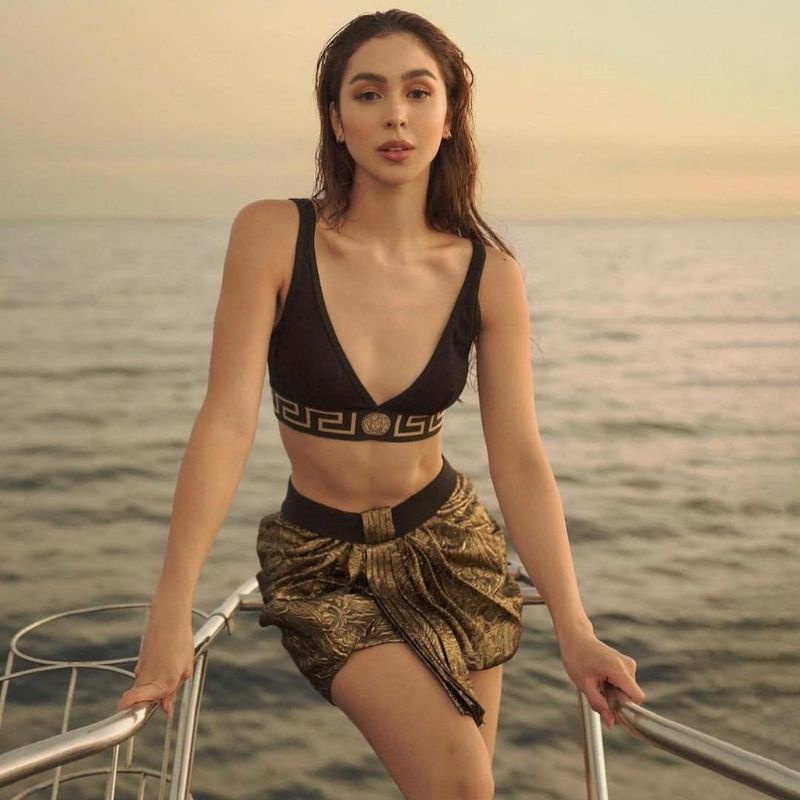Bikini 2 Mảnh VERSACE Tam Giác Basic Sexy Style Tây Cao Cấp