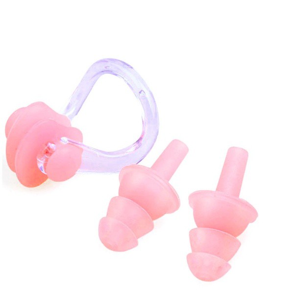 Bộ Kẹp Mũi Và Bịt Tai Đi Bơi Màu Sắc Kẹo Ngọt | BigBuy360 - bigbuy360.vn