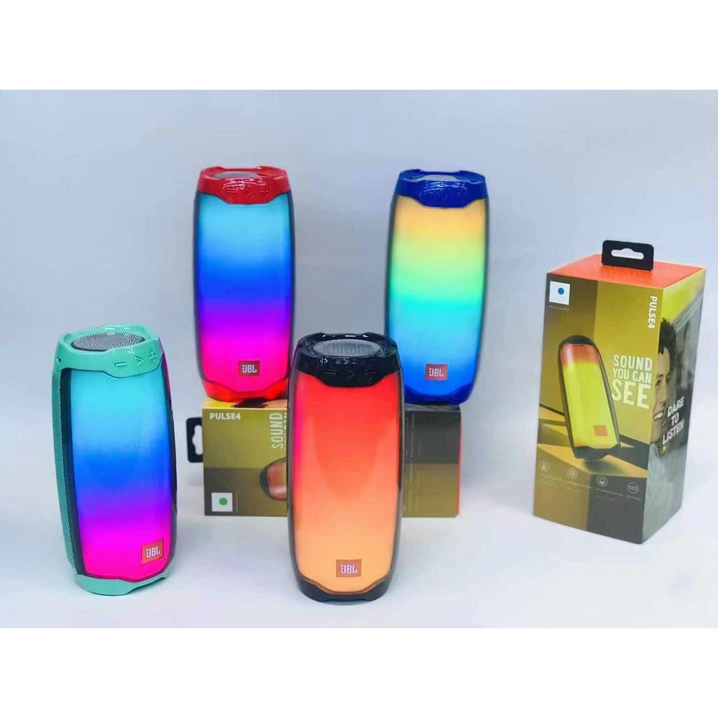 Loa Bluetooth JBL pulse 4 Đèn Led  Âm Thanh Chuẩn  Bass Căng Đét Hàng Cao Cấp