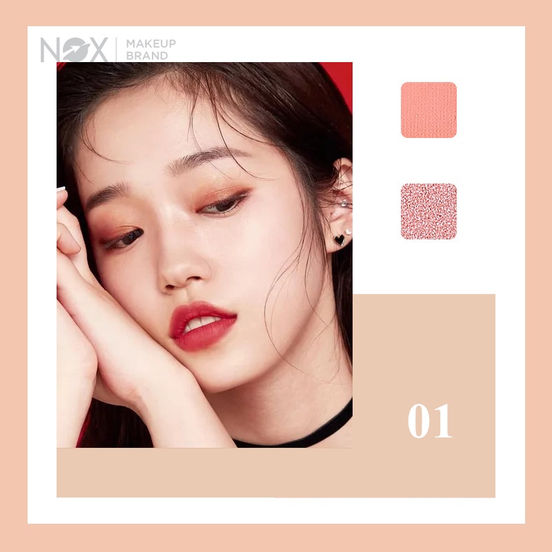 Bảng phấn mắt NOX 8 màu lâu trôi dễ tán cho người mới bắt đầu 14g | BigBuy360 - bigbuy360.vn