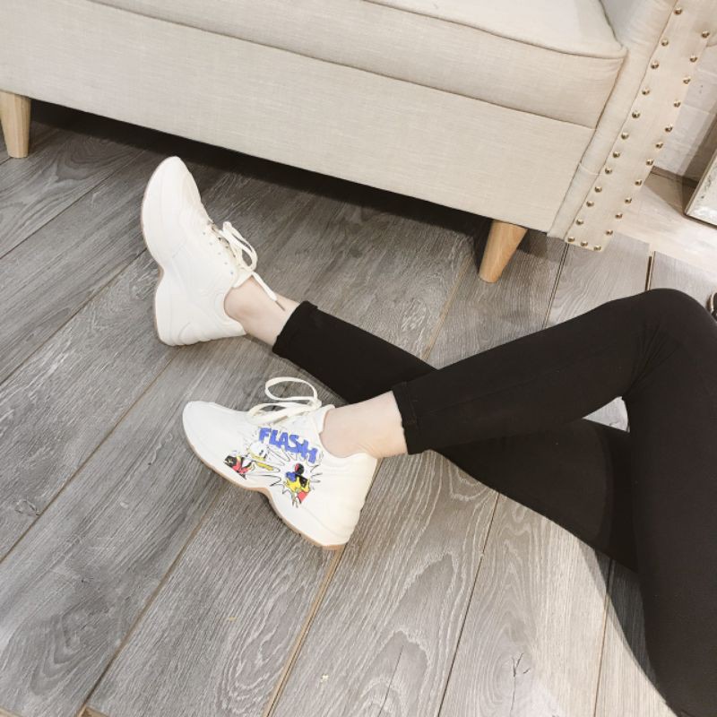 T(ẢNH THẬT) Giày Thể Thao 5p Vịt Đế Nhẹ Êm No Box