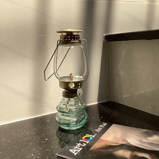 [MUA 10 TẶNG 1]Đèn Bão/Đèn Dầu Thuỷ Tinh Chống Bão/Đèn Trang Trí Quai Cầm Kèm Bóng và Bấc Đèn nguyên bộ