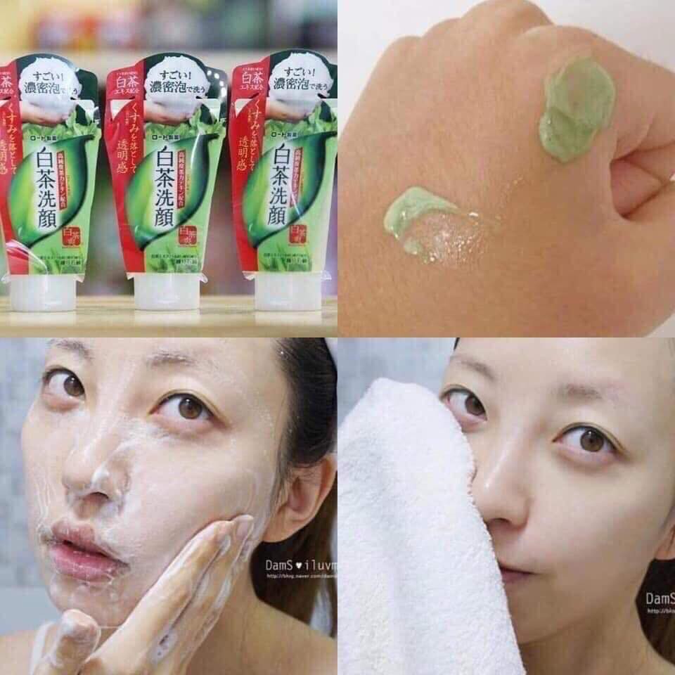 SỮA RỬA MẶT Trà Xanh Nhật Bản #Rohto Shirochasou Green Tea Foam