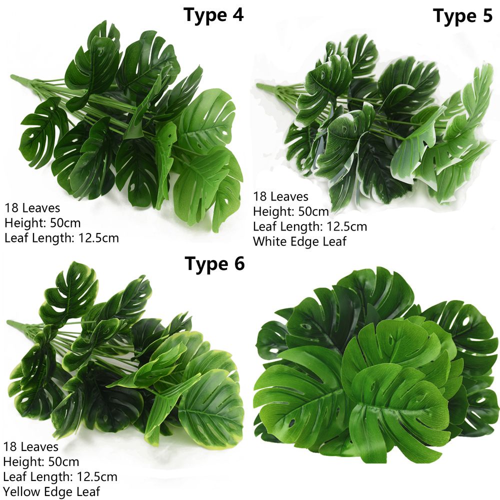 Bó lá cây giả dùng trang trí nhà cửa