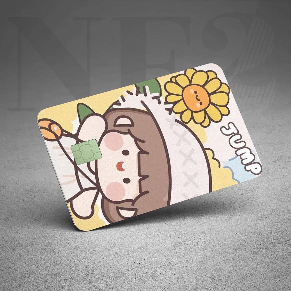 CORO JUMP DỄ THƯƠNG - Decal Sticker Thẻ ATM  Miếng Dán Trang Trí NF2 Card