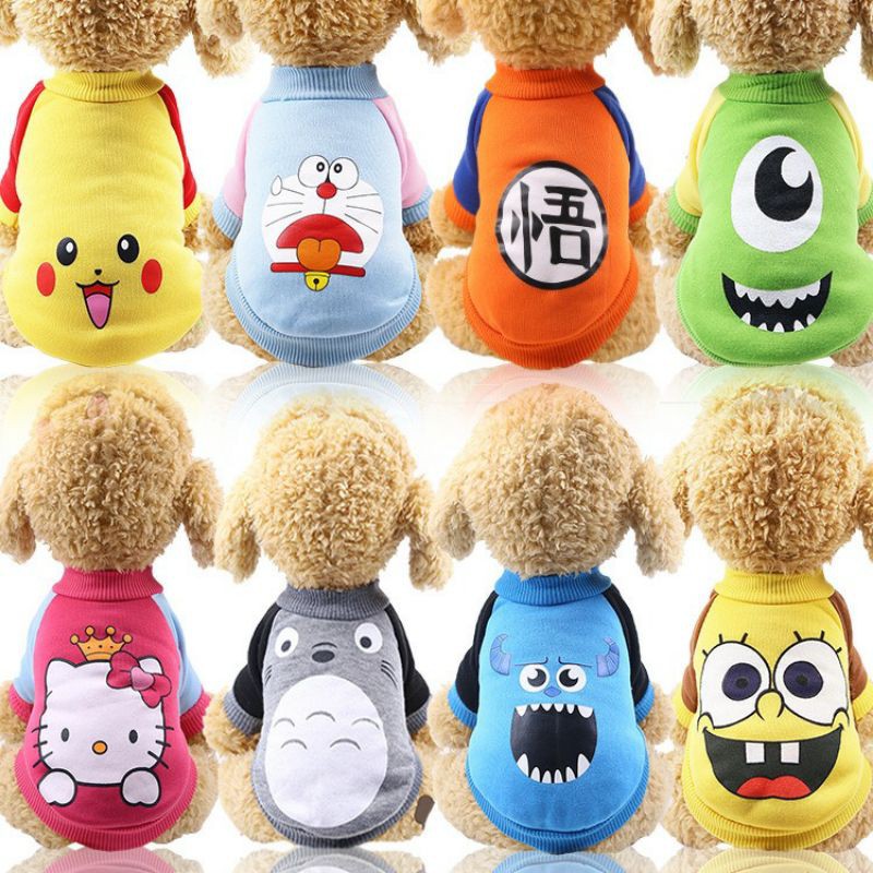 Áo nỉ chó mèo ấm đủ size S,M,L