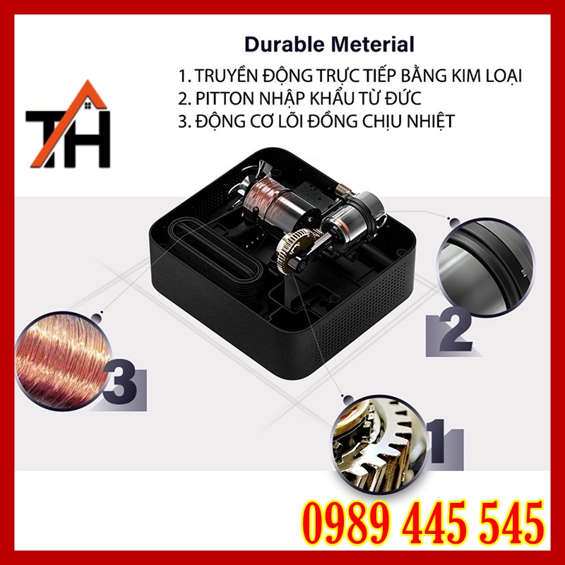 Máy Bơm Lốp Xe Ô Tô Tự Ngắt 70mai Air Compressor Lite Midrive TP03 TP04 - Bảo Hành 1 Năm