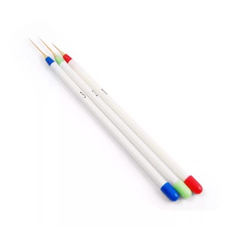 Set 3 cọ râu đủ size để vẽ gel