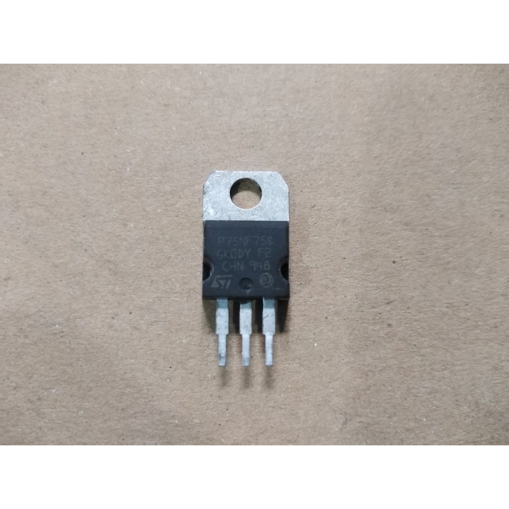 MOSFET P75NF75 75nf75 CHÍNH HÃNG ST THÁO MÁY 75A 75V