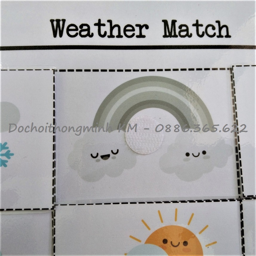 HỌC LIỆU - Matching hình bóng - Hiện tượng thời tiết