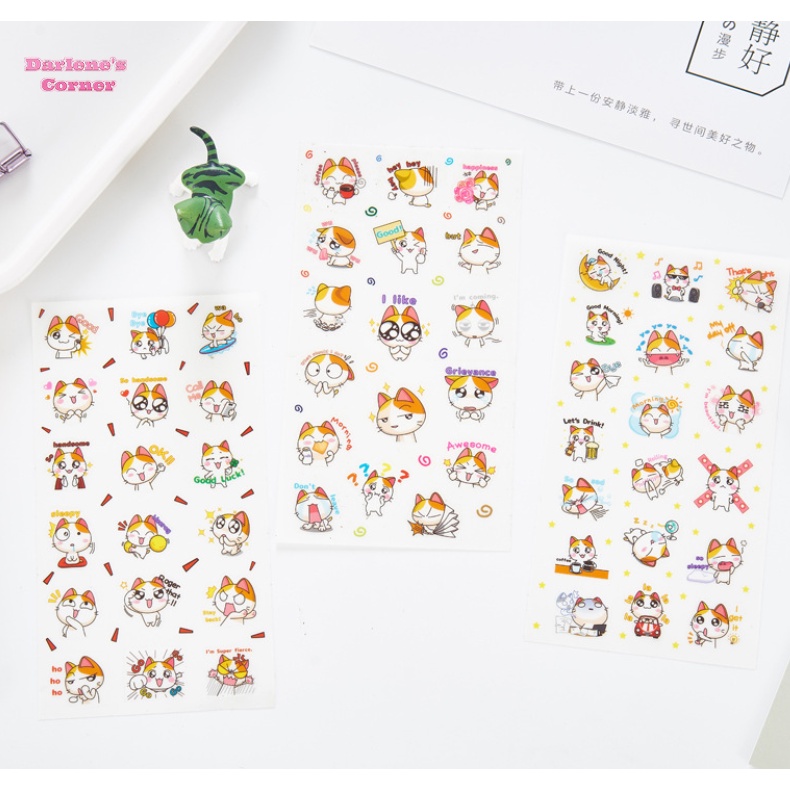 Sticker nhiều hình dễ thương