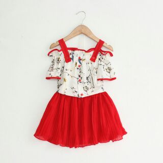 Set áo váy bé gái xinh xắn