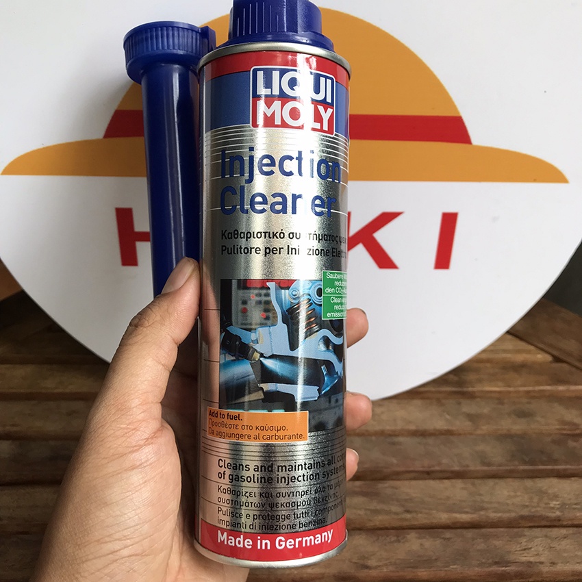 Súc béc xăng Liqui Moly: vệ sinh kim phun buồng đốt động cơ ô tô, xe máy 1803 300ml nhập Đức