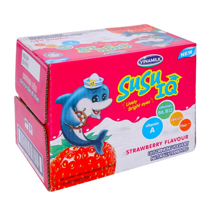 SỮA CHUA UỐNG SUSU 80ML CÁC VỊ - NGUYÊN THẺ QUÀ TẶNG
