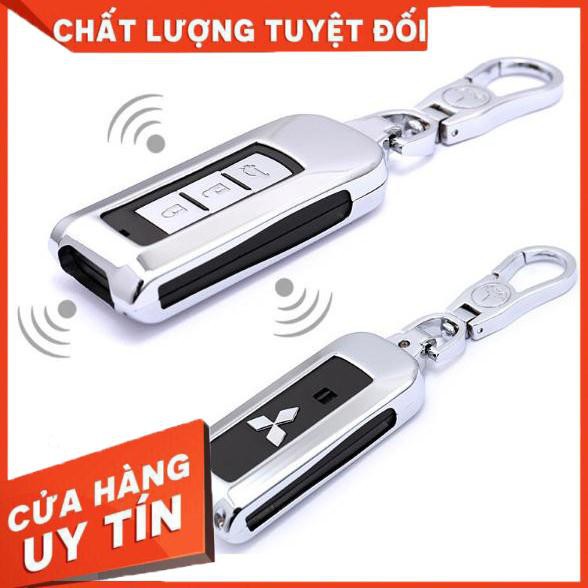 HCM_ Ốp Chìa Khóa Inox Xe XPANDER 2018-2019 2020 2021 M2.