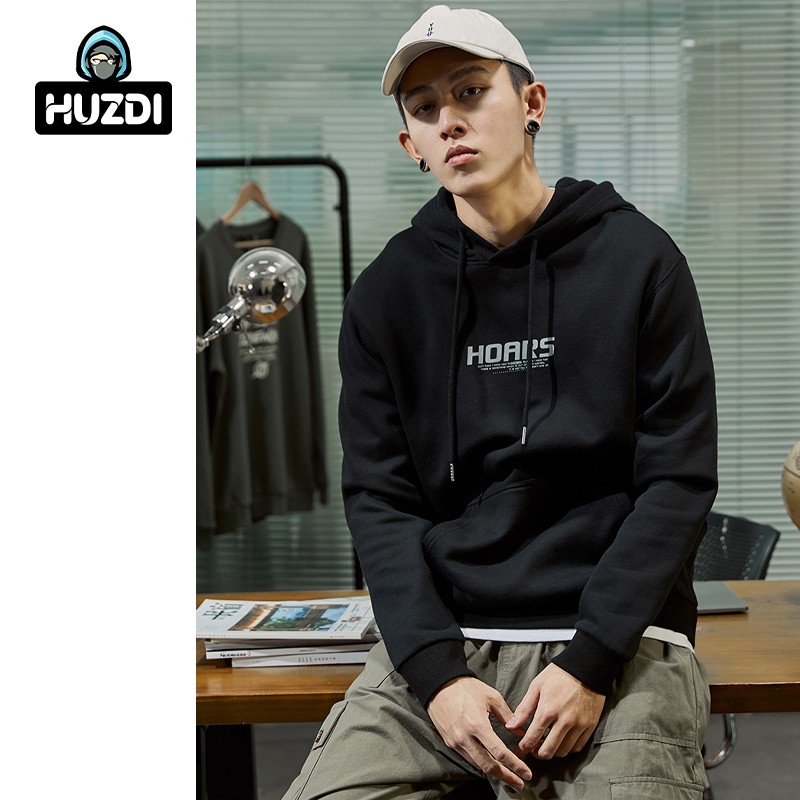 Áo Hoodie Nam Nữ Unisex HUZDI - Phong Cách Hàn Quốc Cá Tính, Chất Nỉ Cào Bông Dày Ấm - Mã HOD012 | BigBuy360 - bigbuy360.vn