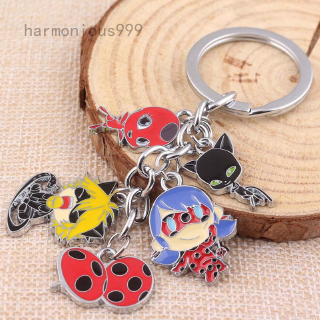 Móc Khóa Hình Bọ Rùa Tikki Plagg Bằng Hợp Kim Nhôm999