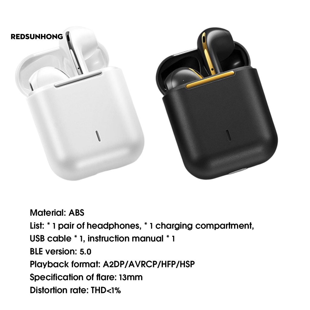 1 Bộ Tai Nghe Bluetooth Không Dây RSH.z Có Hộp Sạc