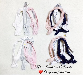 Set băng đô nơ cho bé HM auth