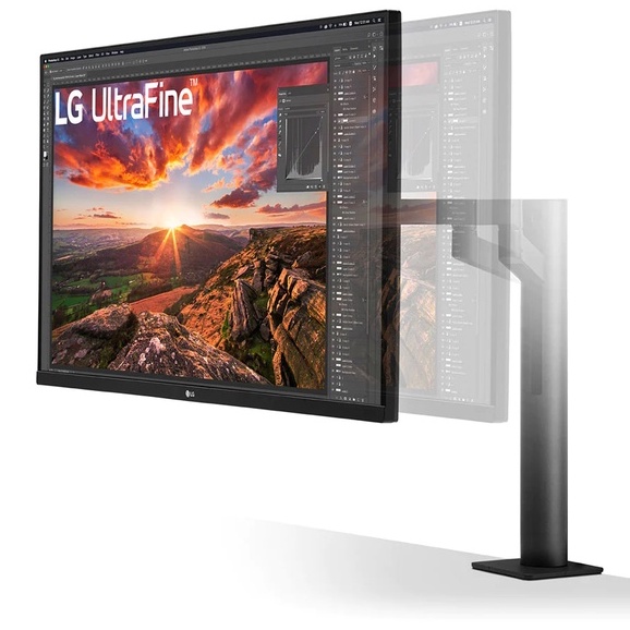 Màn Hình Máy Tính LG UltraFine UHD 31.5'' IPS HDR 10 USB Type-C Ergo stand 32UN880-B - Hàng Chính Hãng