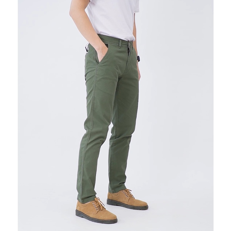 quần kaki nam OWEN chuẩn hãng màu rêu, chất kaki cotton dày dặn, cao cấp, co giãn, form đứng dáng slimfit nhẹ trẻ trung