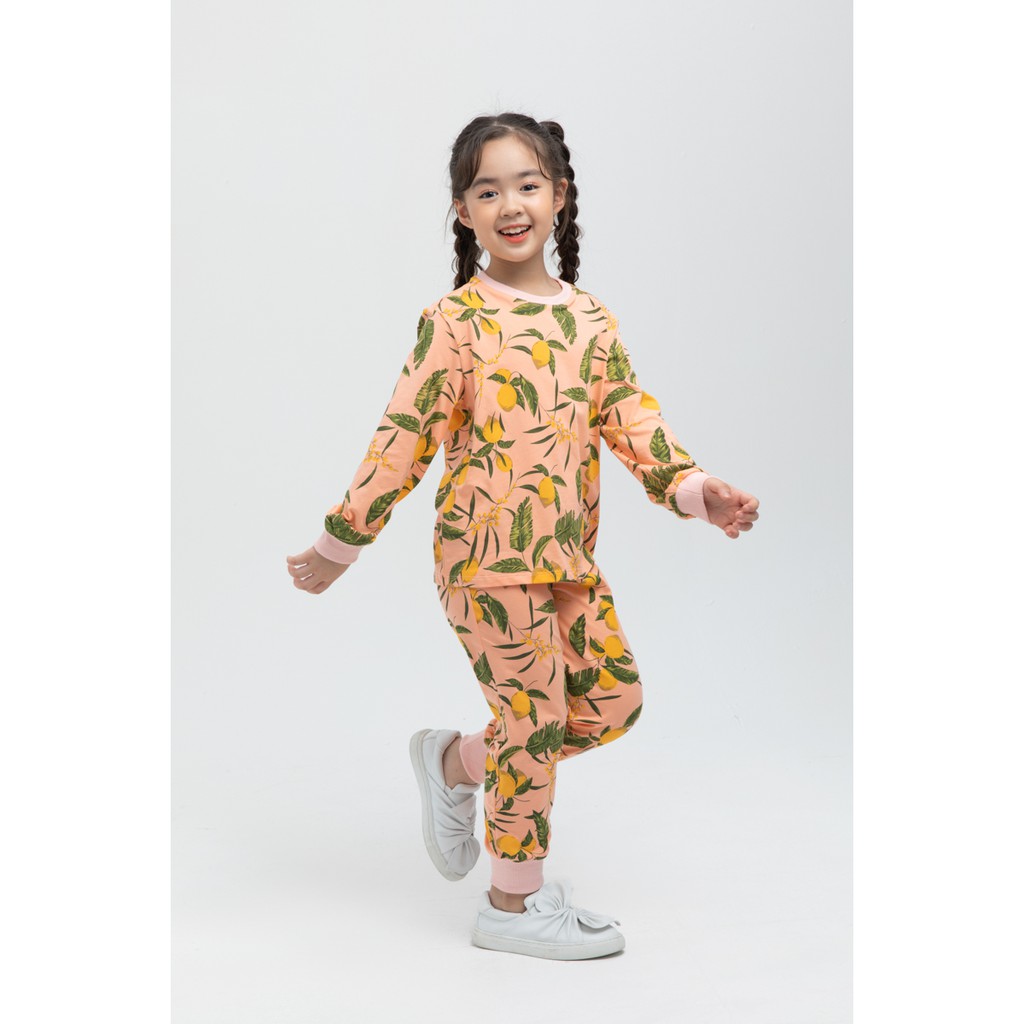 IVY moda Áo thun dài tay (kèm quần) bé gái MS 58G1108