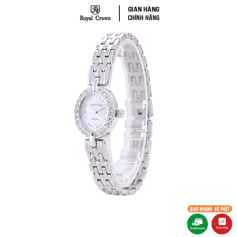 Đồng hồ nữ chính hãng Royal Crown 2100 dây thép