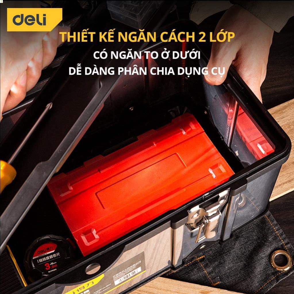 Hộp Đựng Đồ Nghề Nhôm/ Nhựa Cao Cấp Chống Mòn, Gỉ - Hộp Đựng Đồ Sửa Chữa như ốc vít, tiện lợi chắc chắn, an toàn