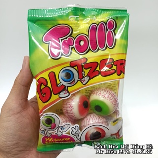 Kẹo dẻo Trolli Glotzer hình con mắt túi 4 viên