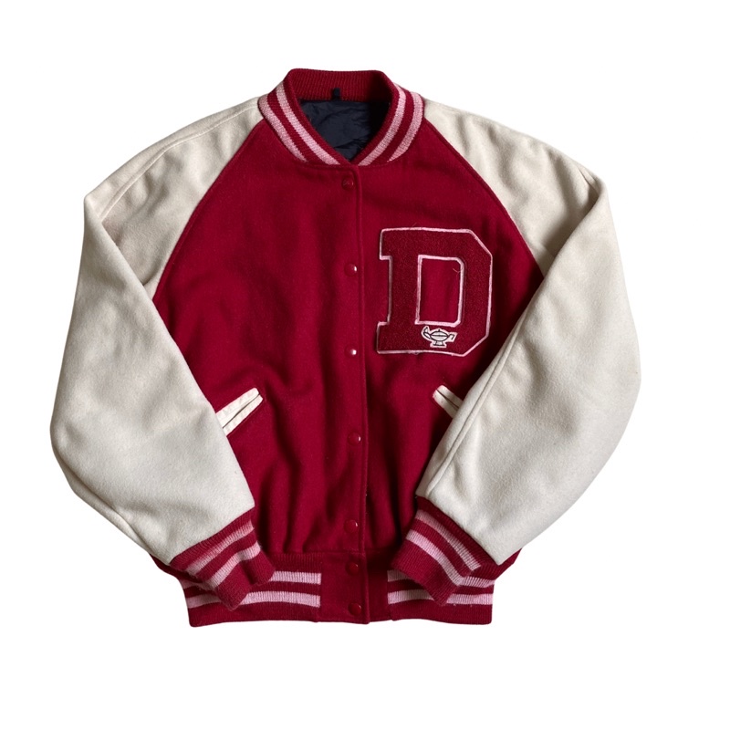 Áo vintage letterman varsity jacket