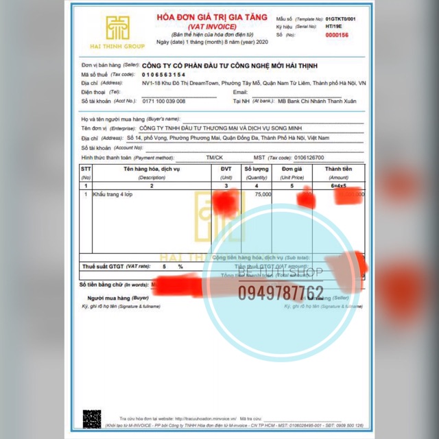 Khẩu Trang Y Tế Kháng Khuẩn HT Pharma 4 Lớp (Hộp 50 chiếc)