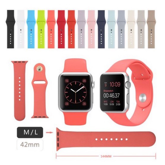 [Mã ELFLASH3 hoàn 10K xu đơn 20K] Dây đeo đồng hồ Apple Watch