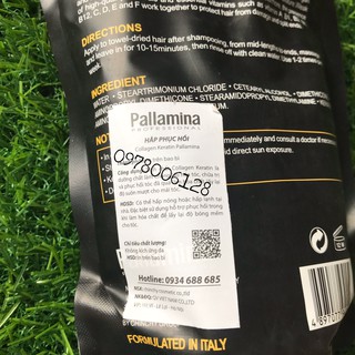 [PALLAMINA_CHÍNH HÃNG] Hấp dầu Pallamina Collagen Keratin Complex 500ml NEW ( dạng túi)