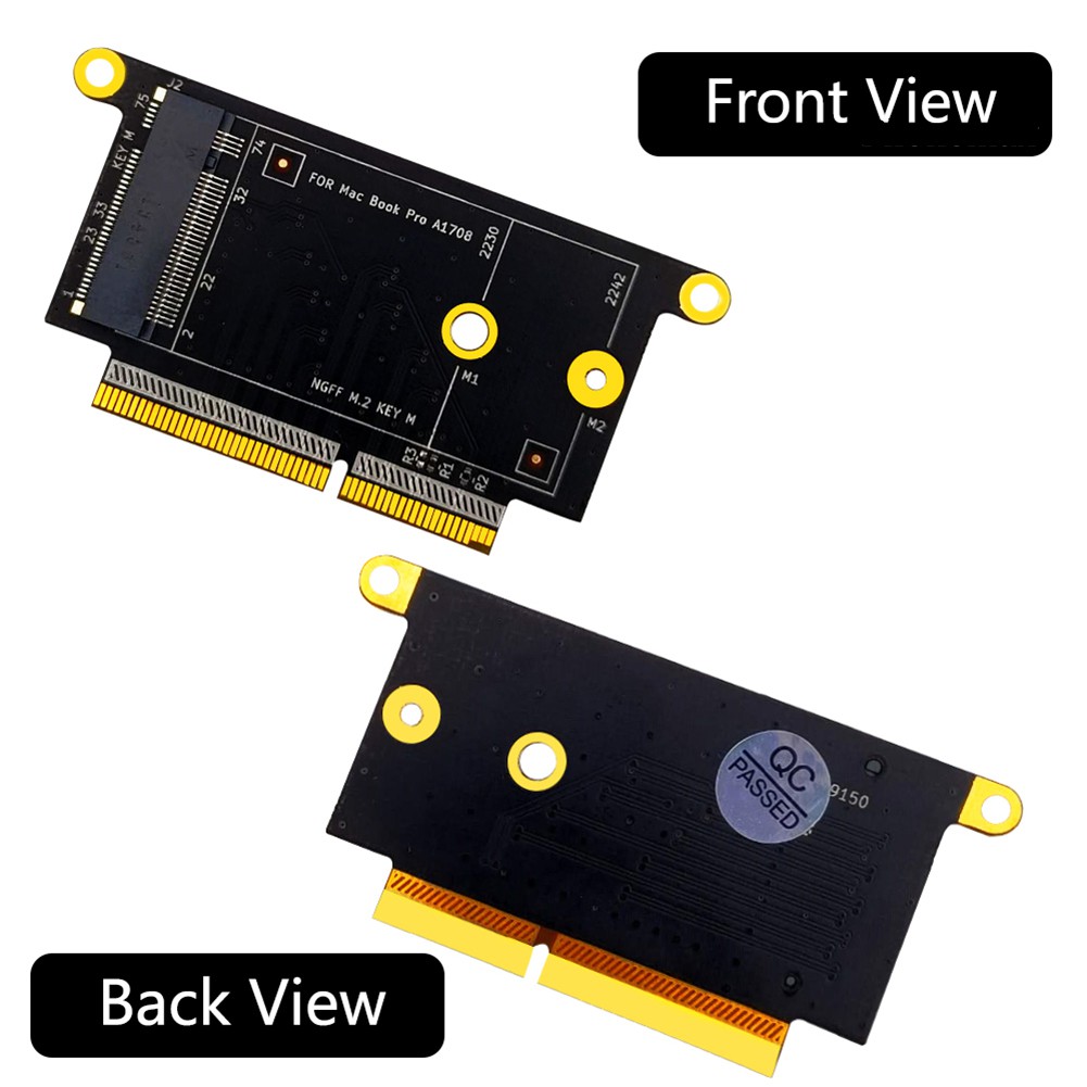 Thẻ Chuyển Đổi Ổ Đĩa SSD Pcb M.2 NVMe Cho MacBook Pro A1708