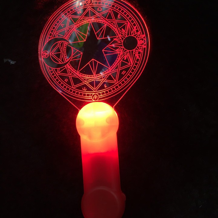 Lightstick Cardcaptor Sakura Thủ lĩnh thẻ bài bản mỏng đèn cổ vũ ánh sáng quà tặng trang trí anime chibi